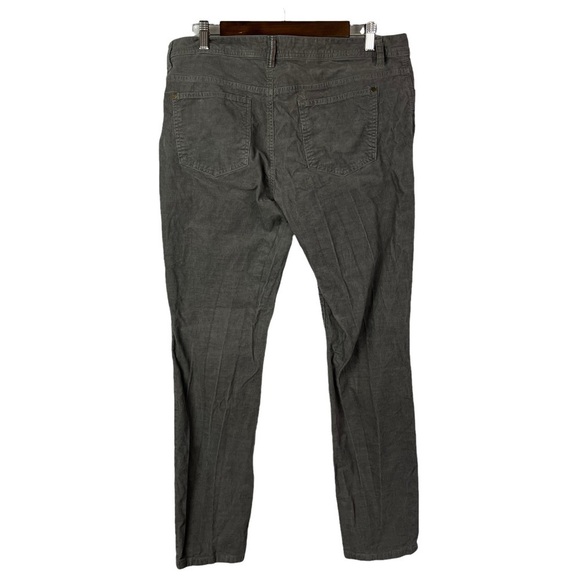 Tommy Hilfiger Gray Classic Skinny Corduroy Pants 12 - Picture 2 of 3